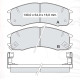 Колодки тормозные передние Mazda 626 (87-92) D450E (GDB981) (пр-во Intelli)