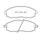 Колодки тормозные передние HYUNDAI H-1 97-2007, H-100 93-98, Porter D451E (GDB3201) (пр-во Intelli)