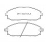 Колодки тормозные передние HYUNDAI H-1 97-2007, H-100 93-98, Porter D451E (GDB3201) (пр-во Intelli)