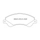 Колодки тормозные передние FORD Transit 2.2TDCi/2.4TDCi/2.3 06-14, Tourneo 06-14 D452E (GDB1723) (пр
