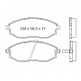 Колодки тормозные передние CHEVR Epica (KL1) 06-… D455E (GDB4179) (пр-во Intelli)