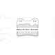 Колодки тормозные задние OPEL ASTRA F 91-98, CALIBRA 90-97, VECTRA A 88-95 REAR  D459E (GDB952) (пр-