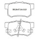 Колодки тормозные задние HONDA CR-V II  01-06, CR-V III 07-…, CR-V IV 12-…, FR-V (BE) 04-…, Accord V