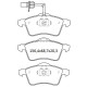 Колодки тормозные передние WV Transporter T4 90-03 D480E (GDB1391) (пр-во Intelli)
