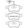 Колодки тормозные передние WV Transporter T4 90-03 D480E (GDB1391) (пр-во Intelli)