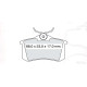 Колодки тормозные задние VW Golf II-III-IV-V-VI, Passat V-VI, Jetta III-IV, Polo II, Sharan, Bora, V