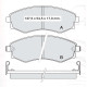 Колодки тормозные передние NISSAN Primera (P10), Teana (J32) , Bluebird (U13, U14) //  FORD Ranger 9