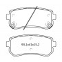 Колодки тормозные задние HYUNDAI Accent III MC, i20 PB, i30 FD, ix35 LM, Tucson JM 11.05-...  //  KI