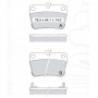 Колодки тормозные задние TOYOTA RAV4 I-II 97-05  //  CHERY Tiggo 05-..., Tiggo 3 07-… D495E (GDB3279