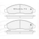 Колодки тормозные передние GREAT WALL Hover (06-…)  //  ISUZU D-Max 2,5D (07-…)  D503E (GDB3466) (пр