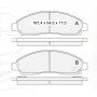 Колодки тормозные передние GREAT WALL Hover (06-…)  //  ISUZU D-Max 2,5D (07-…)  D503E (GDB3466) (пр