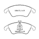 Колодки тормозные передние MB C-Class (W204) 01.07-..., CLS (C218) 04.11-..., E-Class (W212, C207) 0