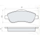 Колодки тормозные передние HONDA CR-V III-IV (RE) 01.07-… D512E (GDB3445) (пр-во DAFMI)