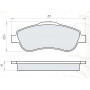 Колодки тормозные передние HONDA CR-V III-IV (RE) 01.07-… D512E (GDB3445) (пр-во DAFMI)