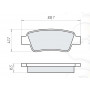 Колодки тормозные задние HONDA CR-V III-IV (RE) 01.07-… D513E (GDB3446) (пр-во DAFMI)