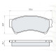 Колодки тормозные передние MAZDA 6 (GG, GH) 08.07-… D515E (GDB3501) (пр-во DAFMI)
