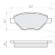 Колодки тормозные передние RENA Megane II (LM0/1_, BM0/1_, CV0/1_) 11.01-02.08 D516E (GDB1571) (пр-в
