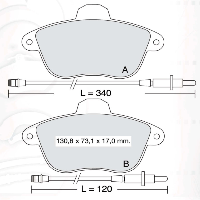 Колодки тормозные передние PEUG 605 (6B) 91-99  //  CIT XM (Y3, Y4) 89-00 D572E (GDB796) (пр-во DAFM