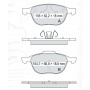 Колодки тормозные передние FORD Focus II (DA_), III, C-Max I (DM2), II (DXA), Kuga I-II  //  MAZDA 3