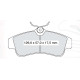 Колодки тормозные передние NISSAN Primera (P10) 01.90-01.96, (P11) 09.96-12.01, Almera  I (N15) 95-0