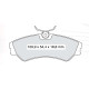 Колодки тормозные передние VW Transporter T4 90-03 D637E (GDB862) (пр-во DAFMI)