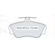 Колодки тормозные передние VOLVO 440-460-480 86-96 D645E (GDB812) (пр-во DAFMI)