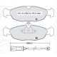Колодки тормозные передние OPEL Corsa A-B, Astra F, Tigra, Vectra A, Combo  //  DAEWOO Nexia (KLETN)