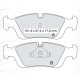 Колодки тормозные передние BMW 3-th (E36, E46), Z3 (E36), Z4 (E85) D720E (GDB1100) (пр-во DAFMI)