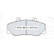 Колодки тормозные передние VOLVO 740-760-780 84-92, 940-960 90-94 D739E (GDB970) (пр-во DAFMI)
