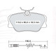 Колодки тормозные передние MB E-class (W124, C124), S-class (W126), 190 (W201) D742Ei (GDB818) (пр-в