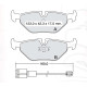 Колодки тормозные задние BMW 3-th (E30, E36, E46), 5-th (E34), 7-th (E32), Z3 (E36), Z4 (E85, E86) D