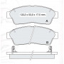 Колодки тормозные передние TOYOTA RAV 4 I, Corolla (E10, E11), Camry (CV1, V1, CV2), Carina E (T19),