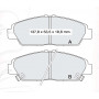 Колодки тормозные передние HONDA Accord V-VI, Prelude III-IV-V D890Ei (GDB1061) (пр-во DAFMI)