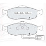 Колодки тормозные передние FORD Mondeo I-II, Scorpio I-II D930E (GDB1108) (пр-во DAFMI)