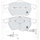 Колодки тормозные передние VW Golf IV, Passat V-VI, Sharan  //  Skoda Superb (3U4)  //  SEAT Exeo, A