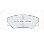 Колодки тормозные передние FORD Transit T, V (86-91) D983E (GDB349) (пр-во DAFMI)