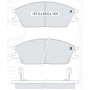 Колодки тормозные передние HYUNDAI Accent I (X-3), II (LC), Getz (TB), Lantra I (J-1), II (J-II), Po