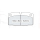 Колодки тормозные передние OPEL Kadett D/E 79-91, Vectra A 88-95, Omega A 86-94, Corsa A 82-93/ DAEW