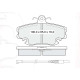 Колодки тормозные передние RENA DACIA  Logan I 04-…, Logan MCV 07-…, Sandero 08-…, Megane I 96-03, C