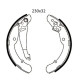 Колодки тормозные задние 230x32 VW Polo RF 10-…, Jetta IV 10-…, Caddy II 95-04  // SKODA Octavia (1U