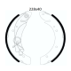Колодки тормозные задние 228x40 PEUG Partner 96-08, Partner II 08-… // CIT Berlingo I 96-08, Berling
