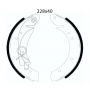 Колодки тормозные задние 228x40 PEUG Partner 96-08, Partner II 08-… // CIT Berlingo I 96-08, Berling