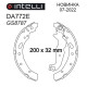 Колодки тормозные задние FORD Fiesta VI China sedan 07.09-... // MAZDA 2 DE/DH/DL/DJ 07.07-...  DA77