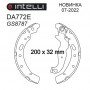Колодки тормозные задние FORD Fiesta VI China sedan 07.09-... // MAZDA 2 DE/DH/DL/DJ 07.07-...  DA77