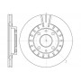 Тормозной диск 260 mm LADA 110/111/112 1.5 95-12 (14