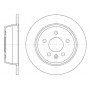 Тормозной диск 280 mm MB Vito (638) 96-03, V-Classe (638/2) 96-03 TD187 (DF2794) (пр-во DAFMI)