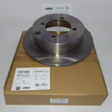 Тормозной диск 262 mm 4 отв. MITSU Galant V, VI 92-04, Lancer VII 03-13, Space Runner 96-00 TD188