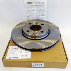 Тормозной диск 260x22 mm vent RENA DACIA Logan 04-...,  Logan MCV 07-..., Megane I 03-12, Clio II