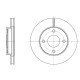 Тормозной диск 260x22 mm vent RENA DACIA Logan 04-...,  Logan MCV 07-..., Megane I 03-12, Clio II