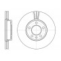 Тормозной диск 308 mm VW (16
